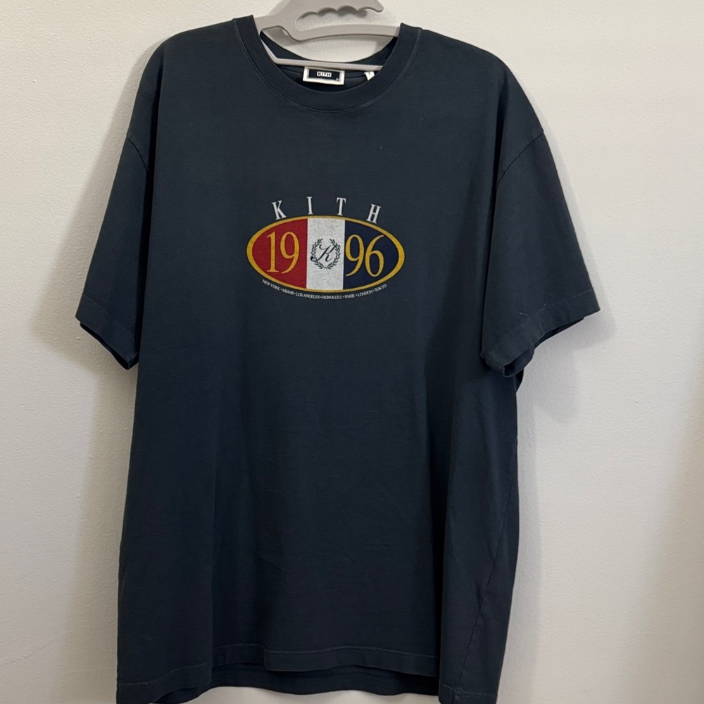 Kith Men's Dark Blue 1996 Graphic Tee